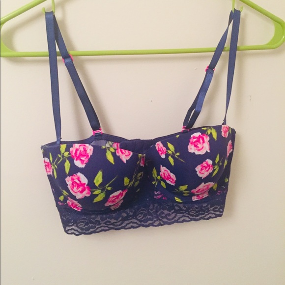 Victoria's Secret Other - Victorias Secret rose floral push up bra size 36C